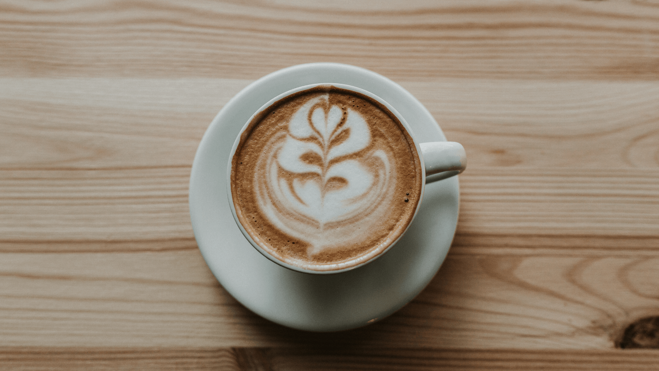 Coffee Cup with Latte Art